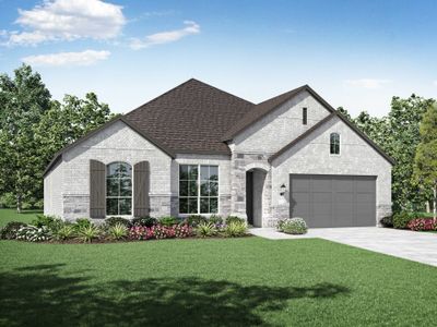 New construction Single-Family house 1005 Painted Horse Dr, Georgetown, TX 78633 plan Canterbury Plan - image