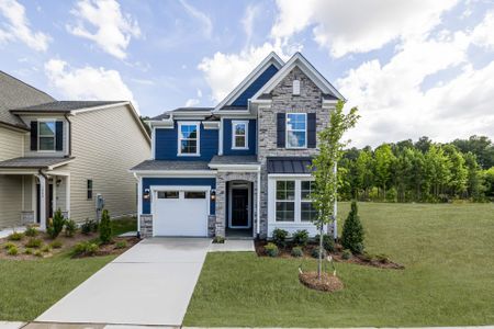 New construction Single-Family house 1788 Farm Pond Trail, Durham, NC 27703 Mystic- photo 0