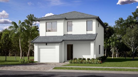 New construction Single-Family house 7440 NW 24th Pl, Sunrise, FL 33313 plan Lunara - image