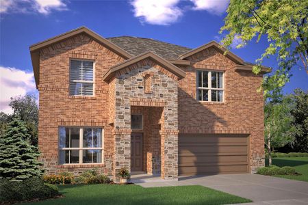 New construction Single-Family house 11045 Temple Gdns, Fort Worth, TX 76052 plan Redrock - image
