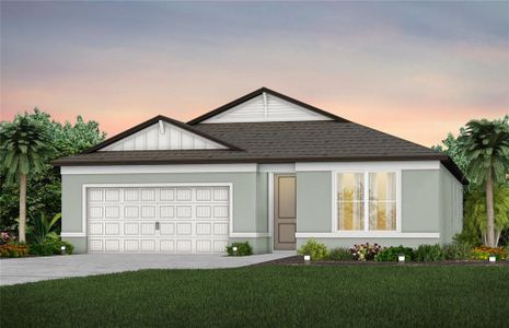 New construction Single-Family house 4199 Feldspar Ln, Spring Hill, FL 34609 Heston- photo 0