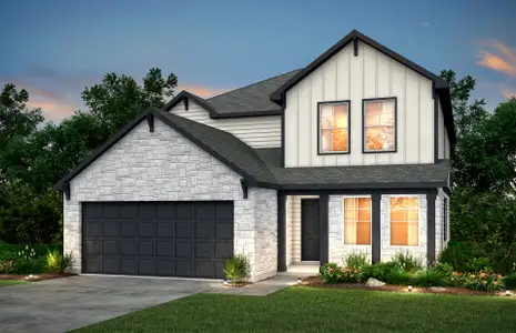 New construction Single-Family house 2972 Water Lotus, New Braunfels, TX 78130 plan Mesilla - image