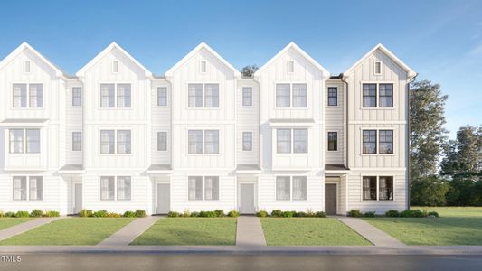 New construction Townhouse house 2311 Oakwood Meadows Ln, Raleigh, NC 27604 plan Jackson - image