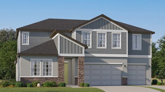 New construction Single-Family house 22882 Berry Patch Pl, Land O' Lakes, FL 34637 plan Whitney - image