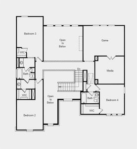 Structural options include: 42" front entry, open rails, study in lieu of flex.