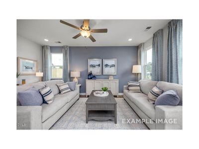 New construction Townhouse house 3841 Well Fleet Dr, Willow Spring, NC 27592 plan The Graham Exterior - image