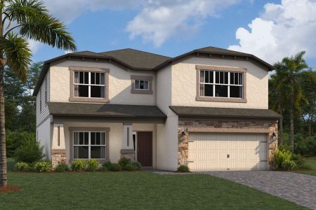 New construction Single-Family house 20351 Oriana Loop, Land O' Lakes, FL 34638 Coronado II- photo 1 1