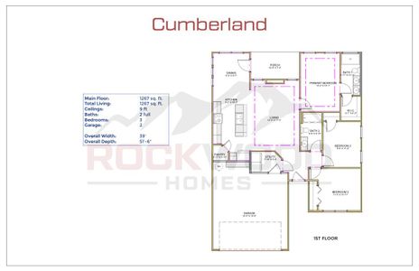 New construction Single-Family house 181 Monaghan Dr, Clarksville, TN 37042 plan Cumberland - image 4
