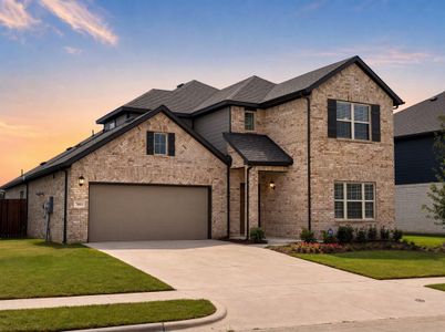 New construction Single-Family house 7601 Santolina Dr, Denton, TX 76226 plan Livingston - 40' Smart Series - image