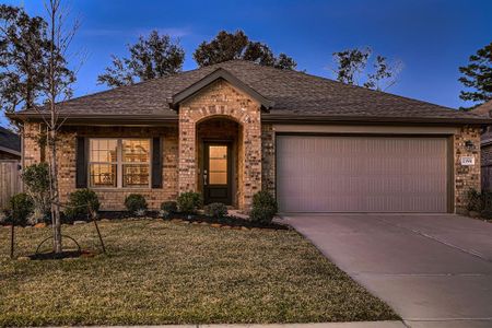 New construction Single-Family house 23551 Marble Pass Trace, New Caney, TX 77357 Clover II- photo 0