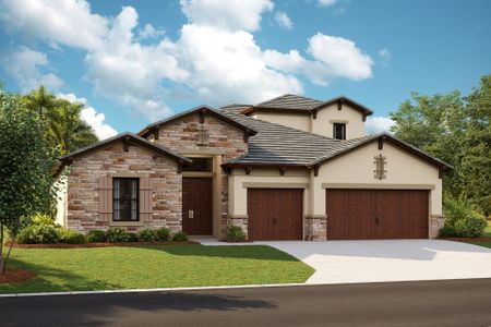 New construction Single-Family house 9753 Leaf Green Ln, Pasadena Hills, FL 33541 plan Bayshore II - image