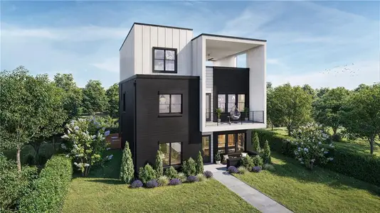 New construction Single-Family house 502 Tune Row, Alpharetta, GA 30009 plan Emery Contemporary - image