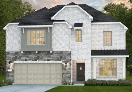 New construction Single-Family house 3013 Gleason Terrace Ln, Texas City, TX 77568 plan Amherst - image