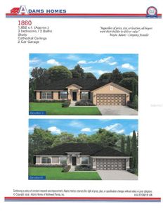 New construction Single-Family house 8409 Skile Rd, North Port, FL 34287 plan Plan 1860 - image