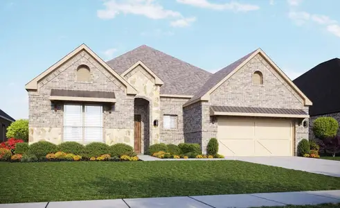 New construction Single-Family house 3011 Matador Ranch Trl, Crosby, TX 77532 plan Classic Series - Yale - image