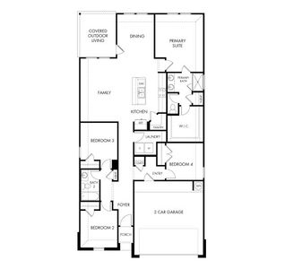 New construction Single-Family house 104 Hemp Hl, Jarrell, TX 76537 plan The Callaghan (830) - image