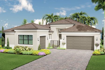 New construction Single-Family house 12320 Sw Calm Pointe Ct, Port St. Lucie, FL 34987 plan Elena - image