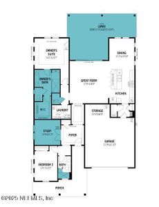 New construction Single-Family house 298 Pelton Pl, St. Johns, FL 32259 plan Bridge - image