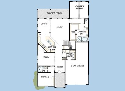 New construction Single-Family house 9032 Heronry Wy, Magnolia, TX 77362 plan The Manuka - image 6
