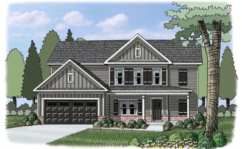 New construction Single-Family house 586 Calgary Downs Drive, Winder, GA 30680 Hayden- photo 0