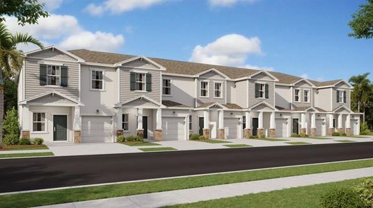 New construction Townhouse house 2470 Skyline Loop, Kissimmee, FL 34758 Minori- photo 0