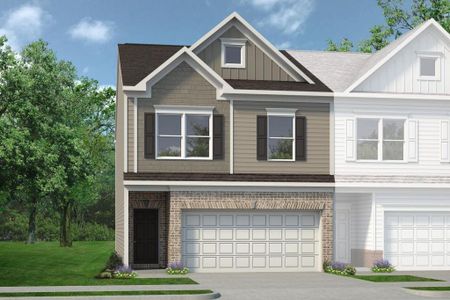 New construction Townhouse house 2620 Ravencliff Dr, Unit 163, Austell, GA 30168 The Ellison II- photo 0