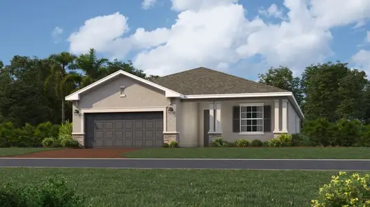 New construction Single-Family house 18676 Marlin Kite Ln, North Fort Myers, FL 33917 plan Venice - image