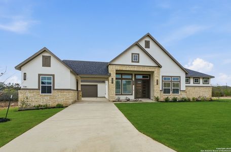 New construction Single-Family house 530 Poe Pkwy, Castroville, TX 78009 plan Gregory 100′ - image