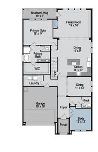 New construction Single-Family house 2408 Woodhall Dr, Celina, TX 75009 plan The Trinity Executive - image