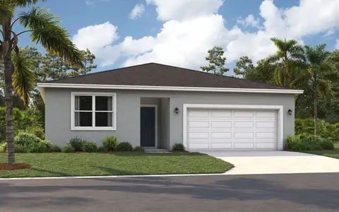 New construction Single-Family house 969 Pearlwood Lp, Eagle Lake, FL 33839 plan The Juniper - image