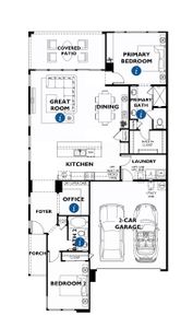 New construction Duplex house 28525 N Verde River Wy W, Rio Verde, AZ 85263 plan Evia - image