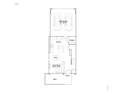New construction Townhouse house 3554 Quincy Bay Pl, Loveland, CO 80538 plan 305 - image