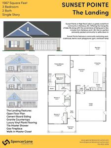 New construction Single-Family house 522 Sunset Pointe Drive, Salisbury, NC 28146 - photo 0