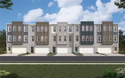 New construction Townhouse house 3263 Basil Oak Dr, Powder Springs, GA 30127 - image