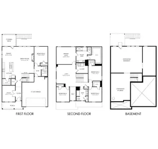 New construction Single-Family house 958 Brookshade Trl, Lawrenceville, GA 30045 plan Johnson Basement - image