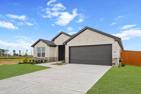 New construction Single-Family house 1155 Selene Sky Dr, Brookshire, TX 77423 plan Denton - image