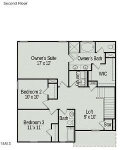 Second Floor Layout