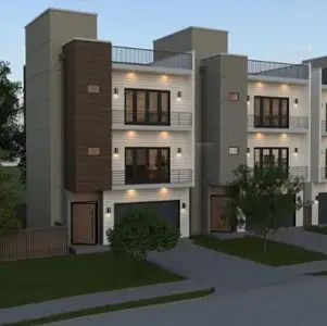 New construction Townhouse house 9014 Ferdinand St, Houston, TX 77051 - image