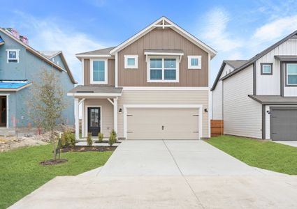 New construction Single-Family house 101 W Luna Blue Ln, Jarrell, TX 76537 plan Marley - image