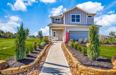 New construction Single-Family house 17714 Seed Drill Lane, Hockley, TX 77447 - photo 0