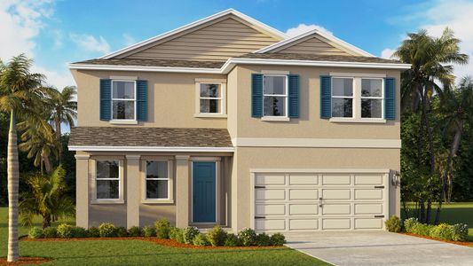 New construction Single-Family house 5400 Cloudberry Ave, Lakeland, FL 33811 plan Coral - image