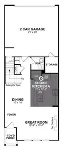 New construction Townhouse house 7905 Sunset Blvd, Rowlett, TX 75088 plan Baltic - image