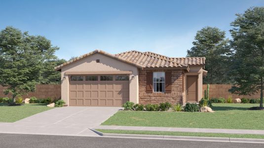 New construction Single-Family house 16695 W Chama Dr, Surprise, AZ 85387 Barbaro Plan 3570- photo 0 0