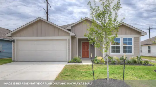 New construction Single-Family house 213 Hodges St, Maxwell, TX 78656 plan The Denton - image