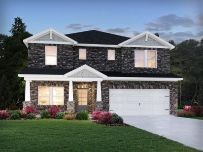 New construction Single-Family house 7240 Baritone Blvd, Fairburn, GA 30213 Johnson- photo 0