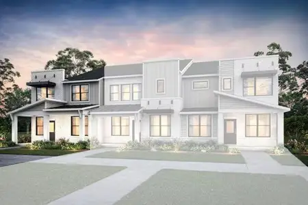 New construction Townhouse house 1280 E Main St, Unit 402, Round Rock, TX 78664 plan Asherton - image