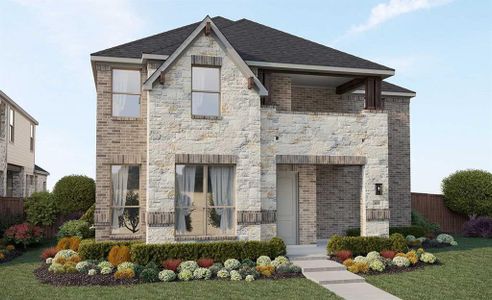 New construction Single-Family house 2828 Stone Branch Dr, Leander, TX 78641 Manor Series - Raleigh- photo 0