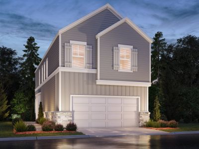 New construction Townhouse house 4206 Laurel Oak Cir, Missouri City, TX 77459 plan The Caden (S130) - image