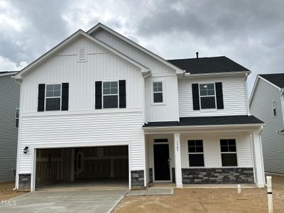 New construction Single-Family house 3705 Mason Bluff Drive, Raleigh, NC 27616 Leighton- photo 0