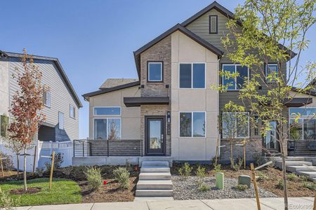 New construction Townhouse house 1244 South Algonquian Street, Aurora, CO 80018 The Dundee- photo 0